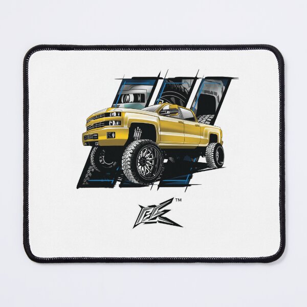 Item preview, american v8 lifted truck yellow  designed and sold by NaquashM.