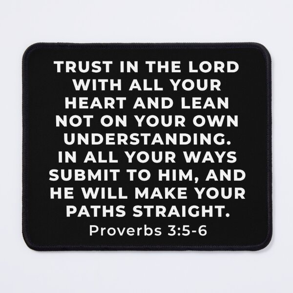 Item preview, Proverbs 3:5-6 Bible Verse designed and sold by SoulQuot.