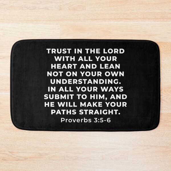 Item preview, Proverbs 3:5-6 Bible Verse designed and sold by SoulQuot.