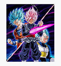 Goku Black VS Saiyans Photographic Print