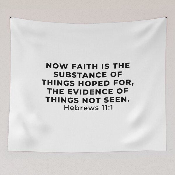 Item preview, Hebrews 11:1 Bible Verse designed and sold by SoulQuot.