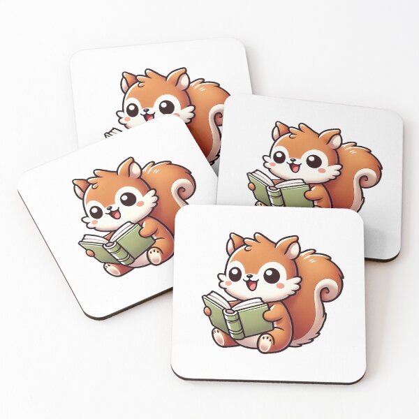 Item preview, Cute Squirrel Reading a Book designed and sold by Chokhdi289shop.