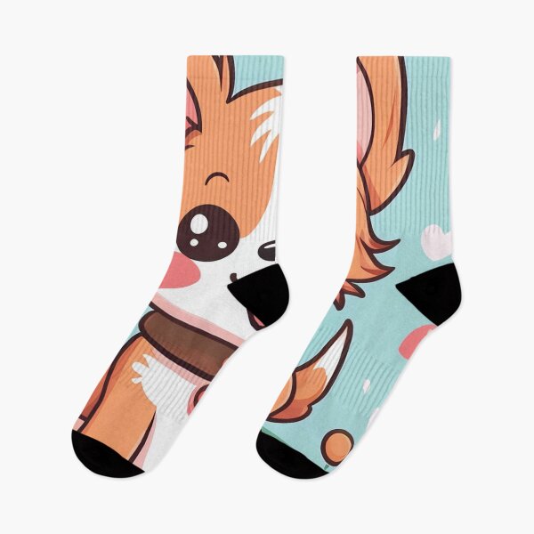 Item preview, “Corgi Love: Adorable Cartoon Puppy with Hearts” designed and sold by EidansEmpire.