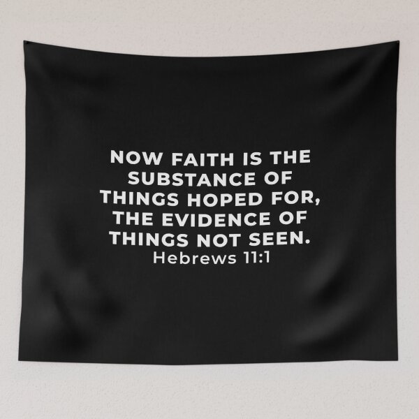 Item preview, Hebrews 11:1 Bible Verse designed and sold by SoulQuot.