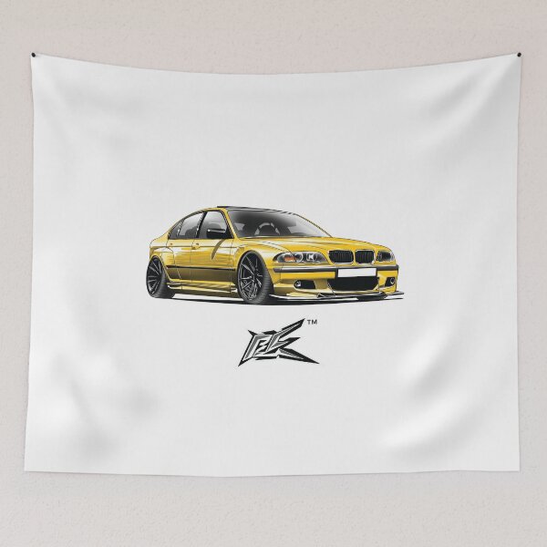 Item preview, german sports sedan widebody yellow  designed and sold by NaquashM.