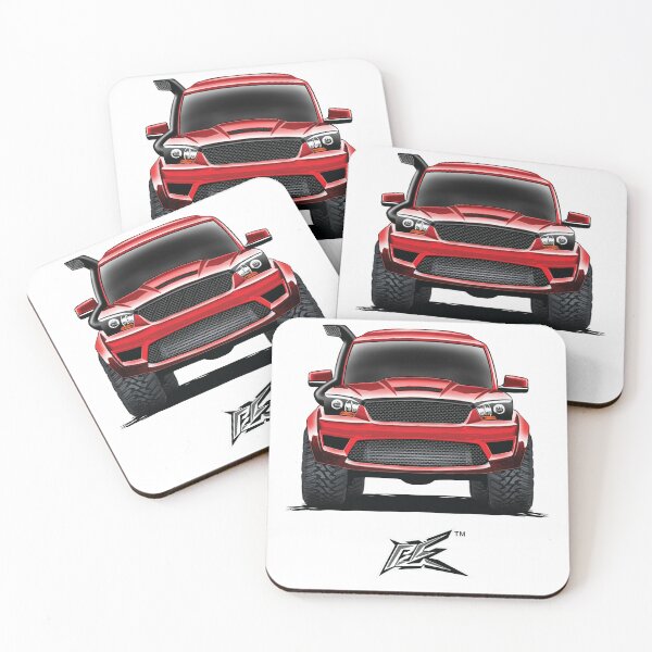 Item preview, widebody mahindra scorpio red  designed and sold by NaquashM.