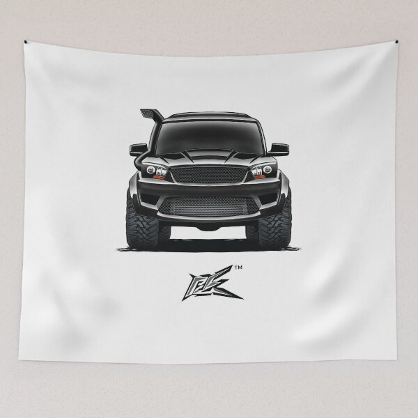 Item preview, widebody mahindra scorpio black  designed and sold by NaquashM.