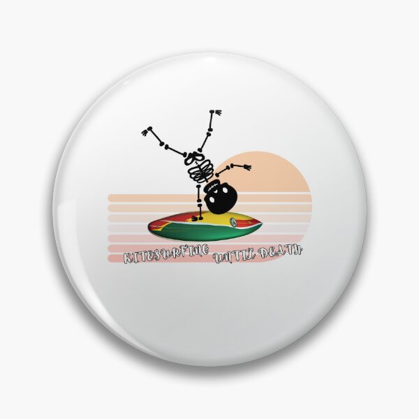 Item preview, Surfer skeleton holding hands on surfboard. SUB Surf. Ideal gift designed and sold by StyleFused.