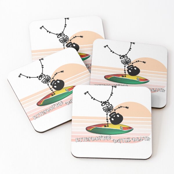 Item preview, Surfer skeleton holding hands on surfboard. SUB Surf. Ideal gift designed and sold by StyleFused.