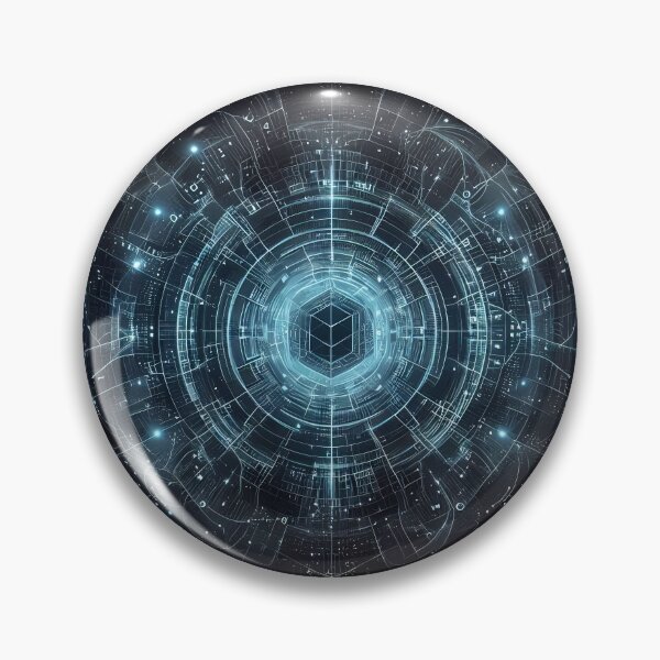 Item preview, Futuristic Circuit Cube designed and sold by moba--mania.