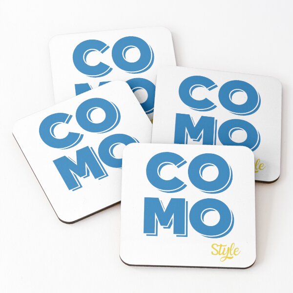 Item preview, COMO Style Logo Design in Blue Text Graphic designed and sold by Samuel-Rox.