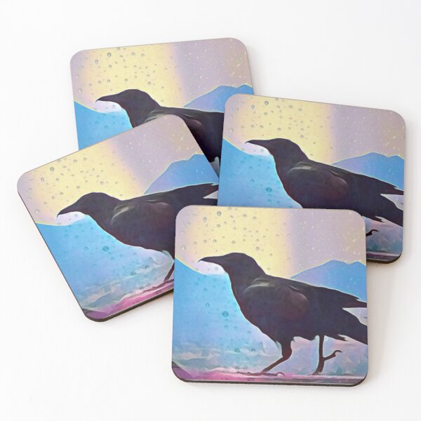 Item preview, Raven in the Rain  designed and sold by oh-bi-me.