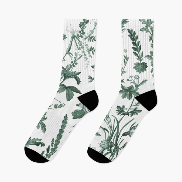 Item preview, Floral pattern. Green flowers and leaves on a white background. designed and sold by MagelliShop.