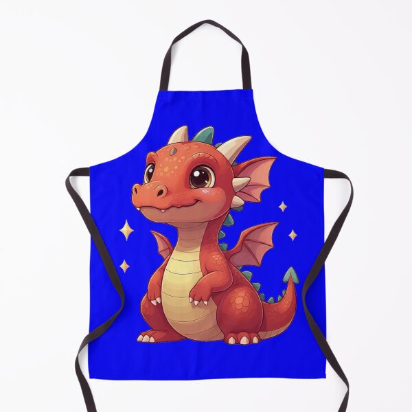 Item preview, Lucky Happy Red Baby Dragon | Electric Blue designed and sold by PinkGoddessLove.