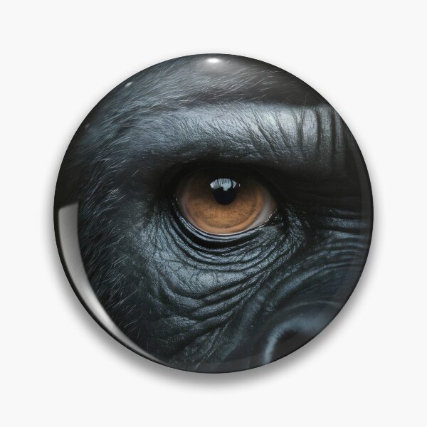 Item preview, The mysterious look of a gorilla. designed and sold by MyHappyArtShop.