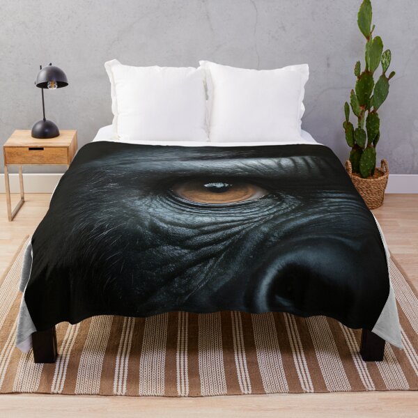 Item preview, The mysterious look of a gorilla. designed and sold by MyHappyArtShop.