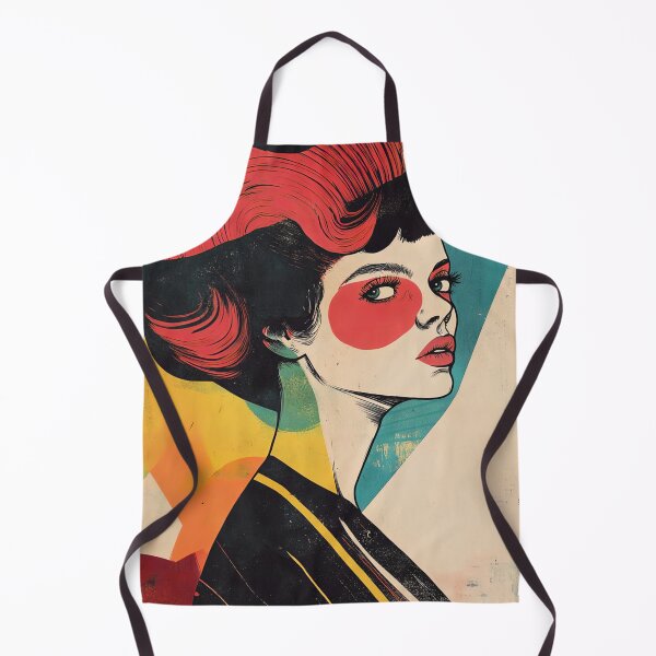 Item preview, Woman portrait graphically colorful - strong woman, feminism, female empowerment designed and sold by NordicArtPrint.