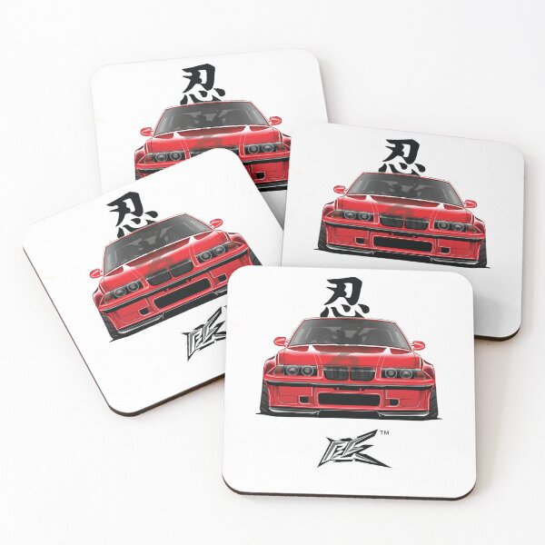 Item preview, german sports sedan widebody jdm style red designed and sold by NaquashM.