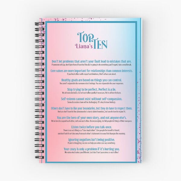 Item preview, Liana's Top Ten Phrases Pink designed and sold by Liana Kerzner.