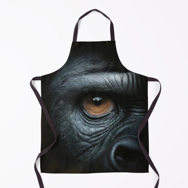 Item preview, The mysterious look of a gorilla. designed and sold by MyHappyArtShop.