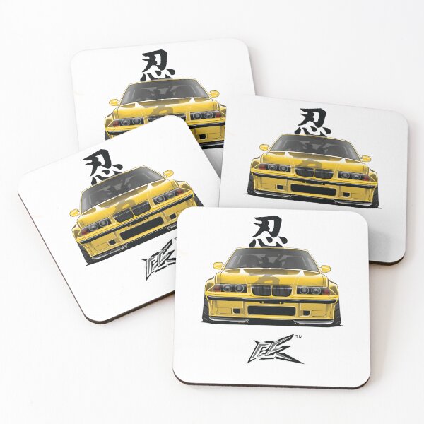 Item preview, german sports sedan widebody jdm style yellow  designed and sold by NaquashM.