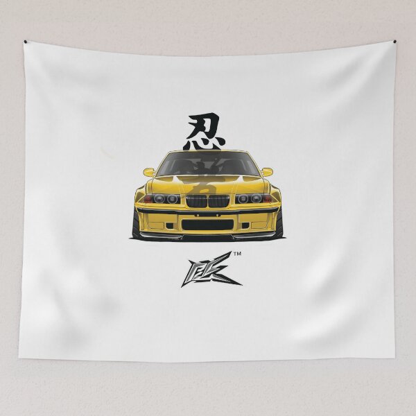 Item preview, german sports sedan widebody jdm style yellow  designed and sold by NaquashM.