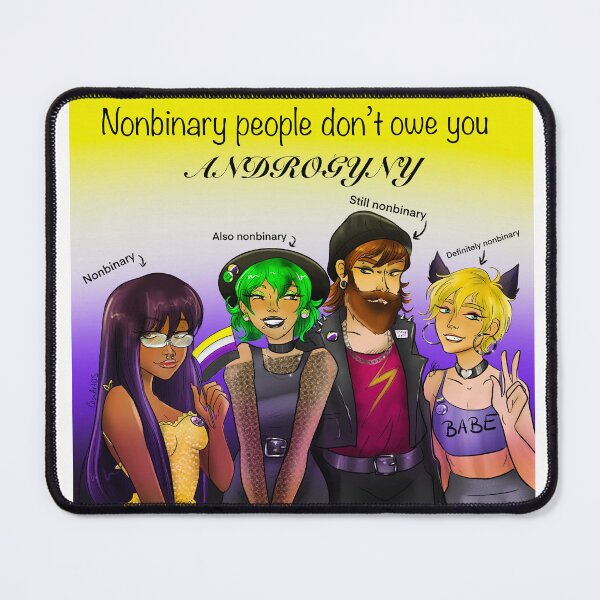 Item preview, Nonbinary People Don’t Owe You Androgyny designed and sold by cassart03.
