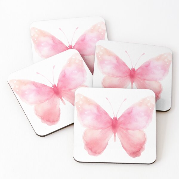 Item preview, Watercolor simple pink butterfly designed and sold by Boggar.