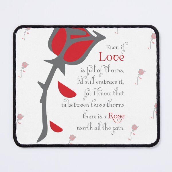 Item preview, Even if love is full of thorns designed and sold by Mskathrynne.