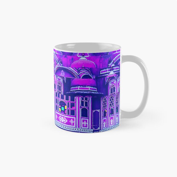 Item preview, Hawa Mahal, Jaipur, India Glitch Art Blue designed and sold by glitchhub.