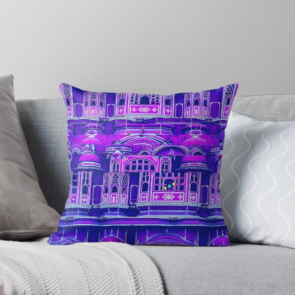 Item preview, Hawa Mahal, Jaipur, India Glitch Art Blue designed and sold by glitchhub.