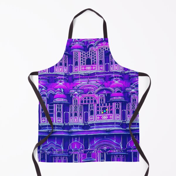 Item preview, Hawa Mahal, Jaipur, India Glitch Art Blue designed and sold by glitchhub.