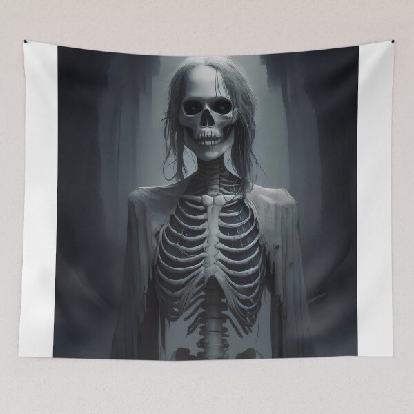 Aperçu de l'œuvre Une mystérieuse apparition d'Halloween. créée et vendue par MyHappyArtShop.