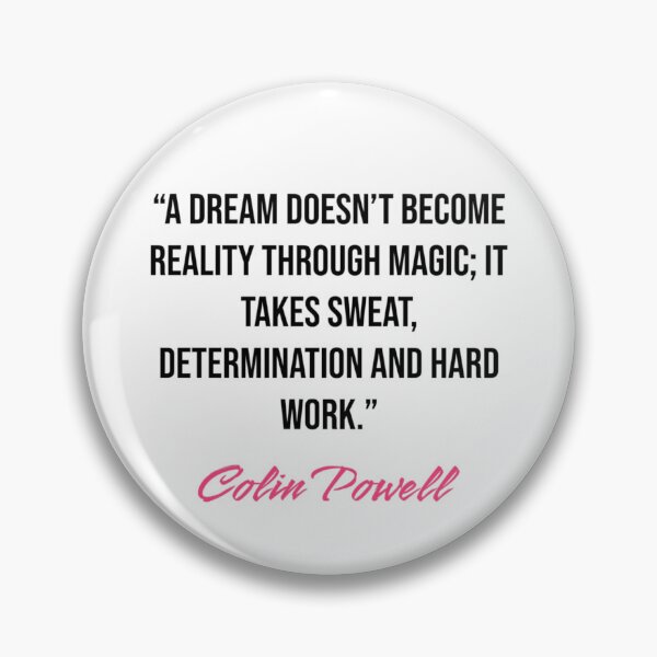 Item preview, Labor Day quotes “Colin Powell” designed and sold by LittleBlueBuds.
