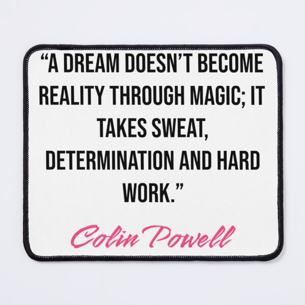 Item preview, Labor Day quotes “Colin Powell” designed and sold by LittleBlueBuds.
