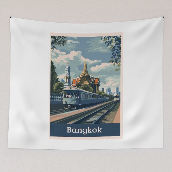 Item preview, Bangkok Eternal: Illustrated Memories designed and sold by MidArtForge.