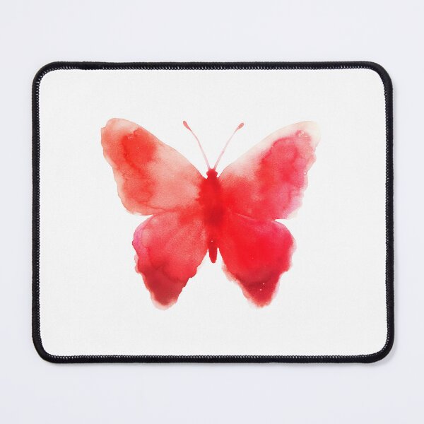 Item preview, Watercolor simple red butterfly designed and sold by Boggar.