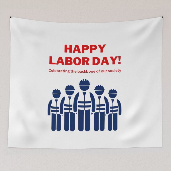 Item preview, Happy Labor Day designed and sold by xkiyal Art.