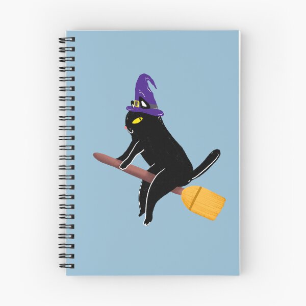 Item preview, Black cat as witch. designed and sold by ArndtDesign.