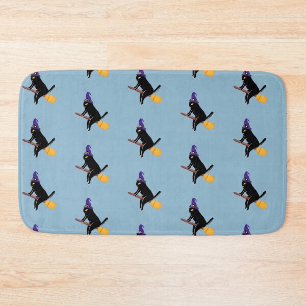 Item preview, Black cat as witch. designed and sold by ArndtDesign.