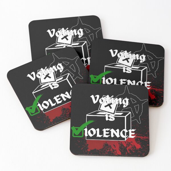 Item preview, Voting is Violence designed and sold by Anarkoccvlt.
