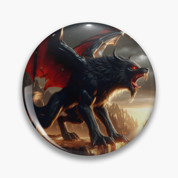 Item preview, Dragon Werewolf King designed and sold by GalleryBrisArt.