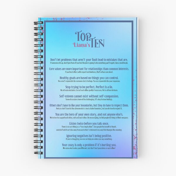 Item preview, Liana's Top Ten Phrases Teal designed and sold by Liana Kerzner.