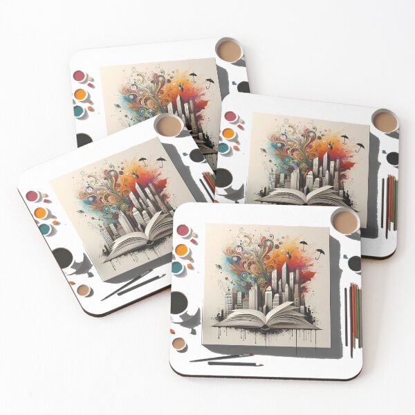 Item preview, Whimsical Cityscape Book designed and sold by moba--mania.