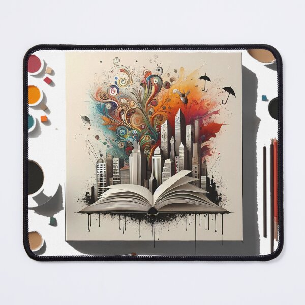Item preview, Whimsical Cityscape Book designed and sold by moba--mania.