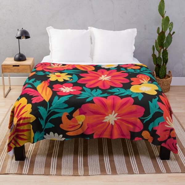 Item preview, Mexican floral elegance in watercolor designed and sold by Omarupattern51.