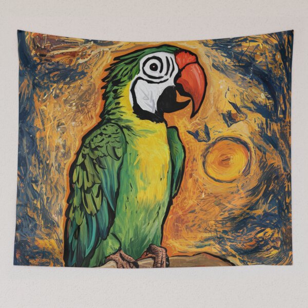 Item preview, Munch Style Parrot designed and sold by whitecat23.