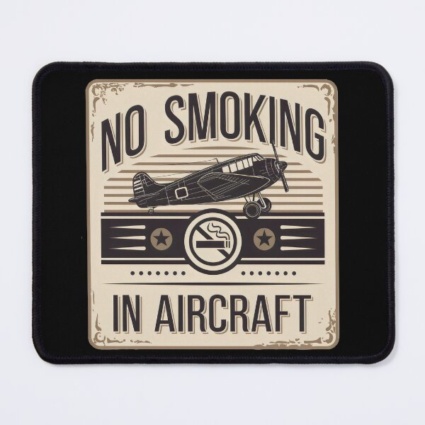 Item preview, No Smoking In Aircraft Sign designed and sold by zarshirts.