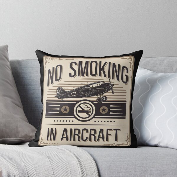 Item preview, No Smoking In Aircraft Sign designed and sold by zarshirts.