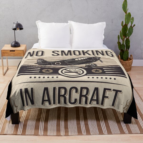 Item preview, No Smoking In Aircraft Sign designed and sold by zarshirts.